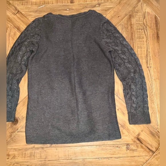 Calvin Klein grey cowl neck cable knit pullover sweater - large - classic - Picture 9 of 9
